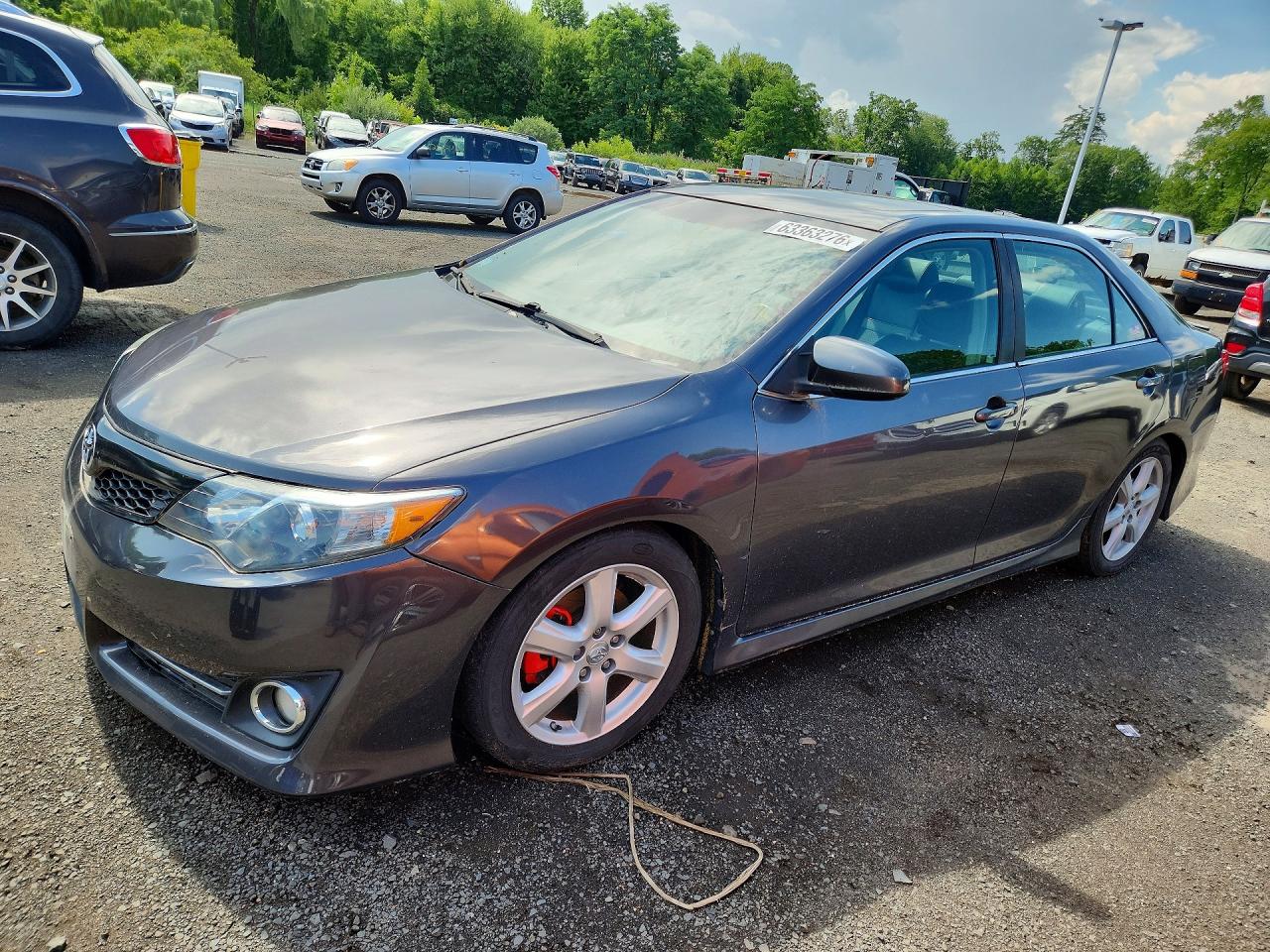 2014 Toyota Camry Le Gray vin: 4T4BF1FK4ER338279