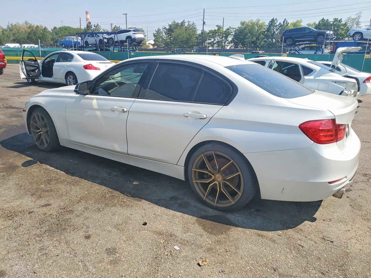 2013 Bmw 335 I White vin: WBA3A9G56DNP38083