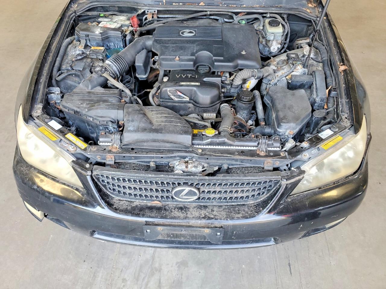 2002 Lexus Is 300 Base Черный vin: JTHBD192520048926