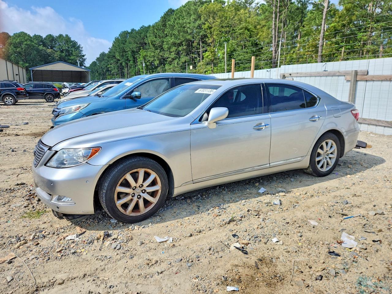 2007 Lexus Ls 460 Gray vin: JTHBL46F975050796