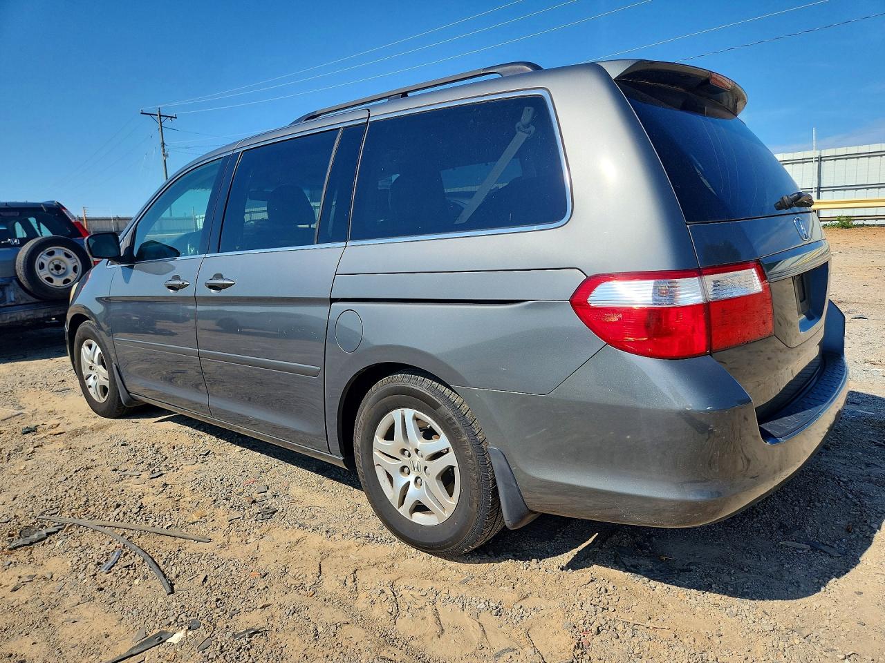 2007 Honda Odyssey Exl Gray vin: 5FNRL38797B120201