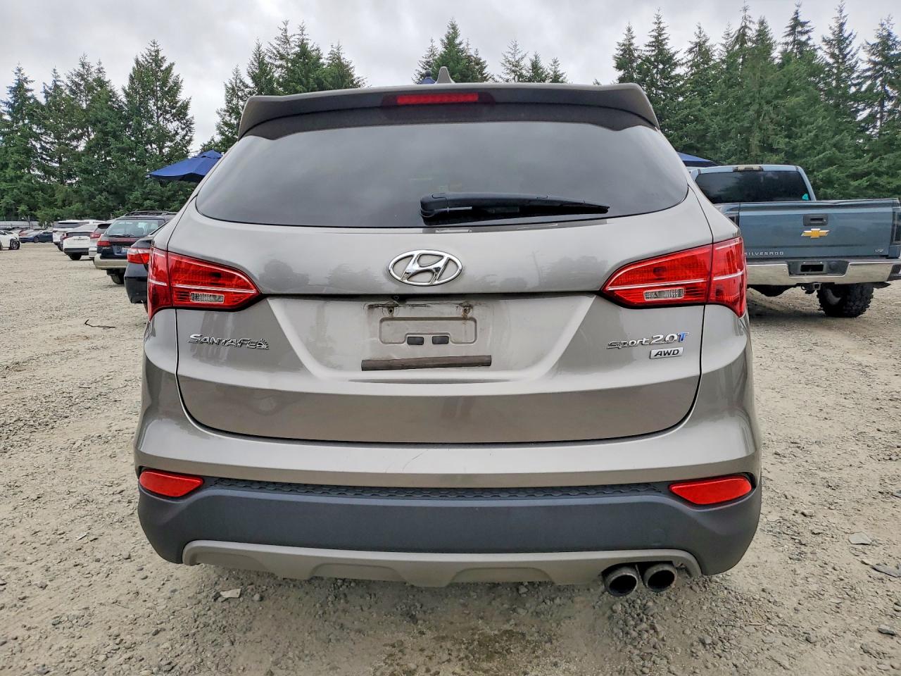 2014 Hyundai Santa Fe Sport 2.0t Gray vin: 5XYZUDLA1EG224757