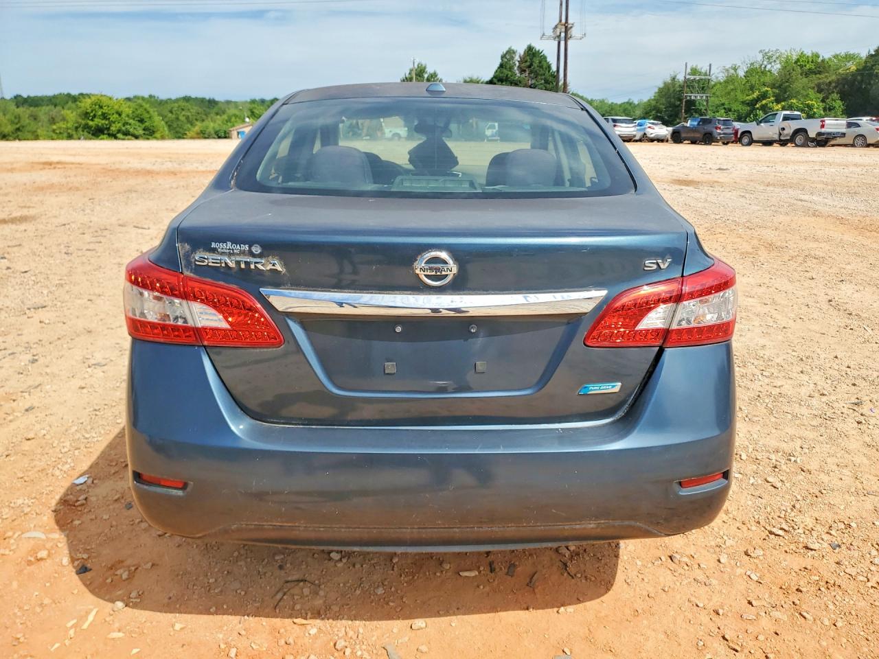 2014 Nissan Sentra Sv Blue vin: 3N1AB7AP6EY220679