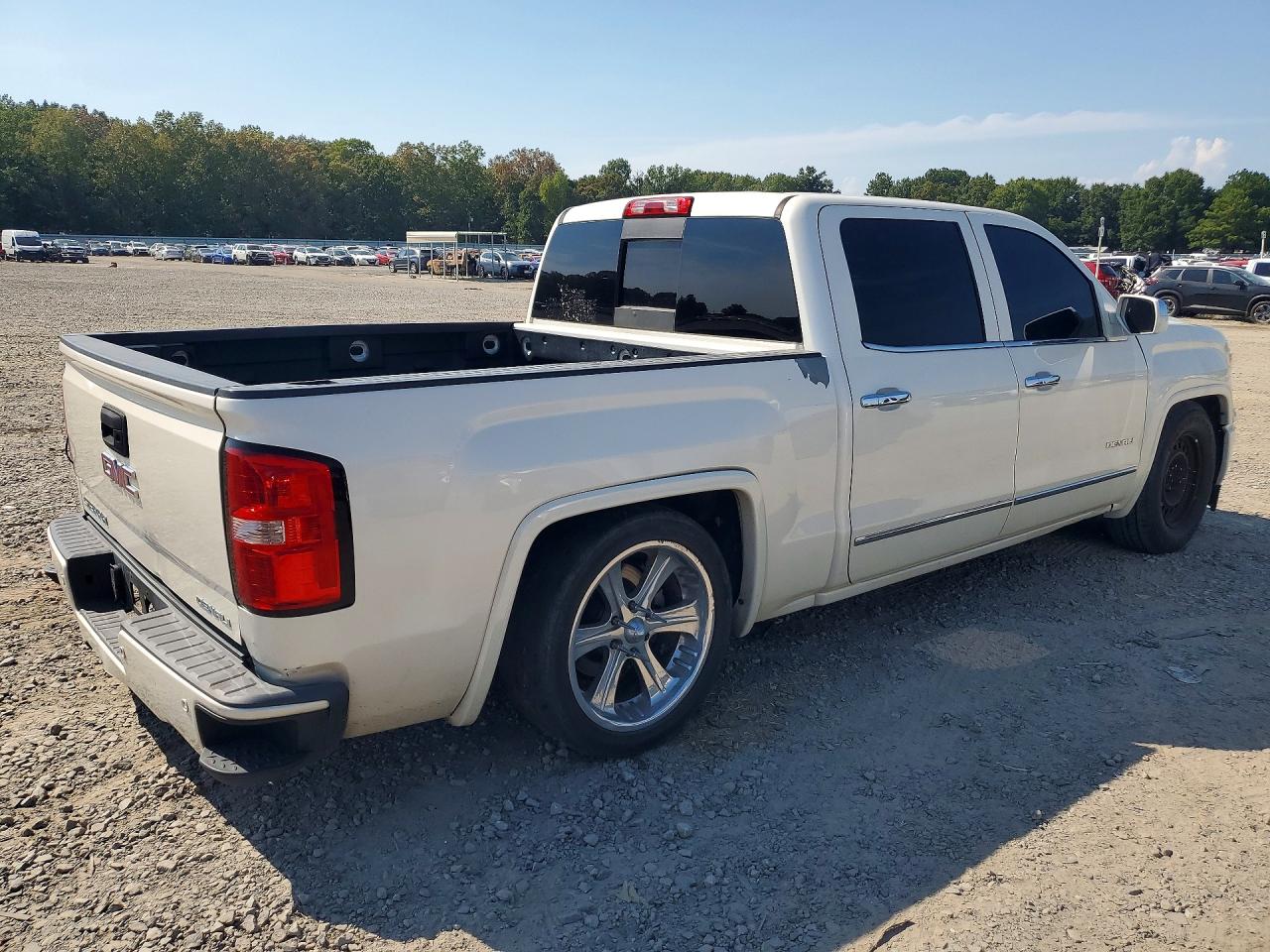 2014 Gmc Sierra K1500 Denali White vin: 3GTU2WEC8EG411084