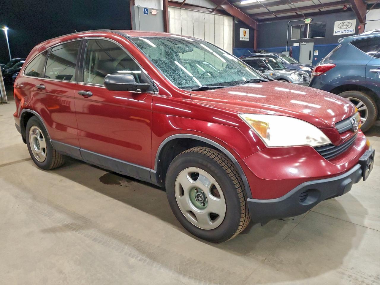 2008 Honda Cr-v Lx Red vin: JHLRE48318C040373