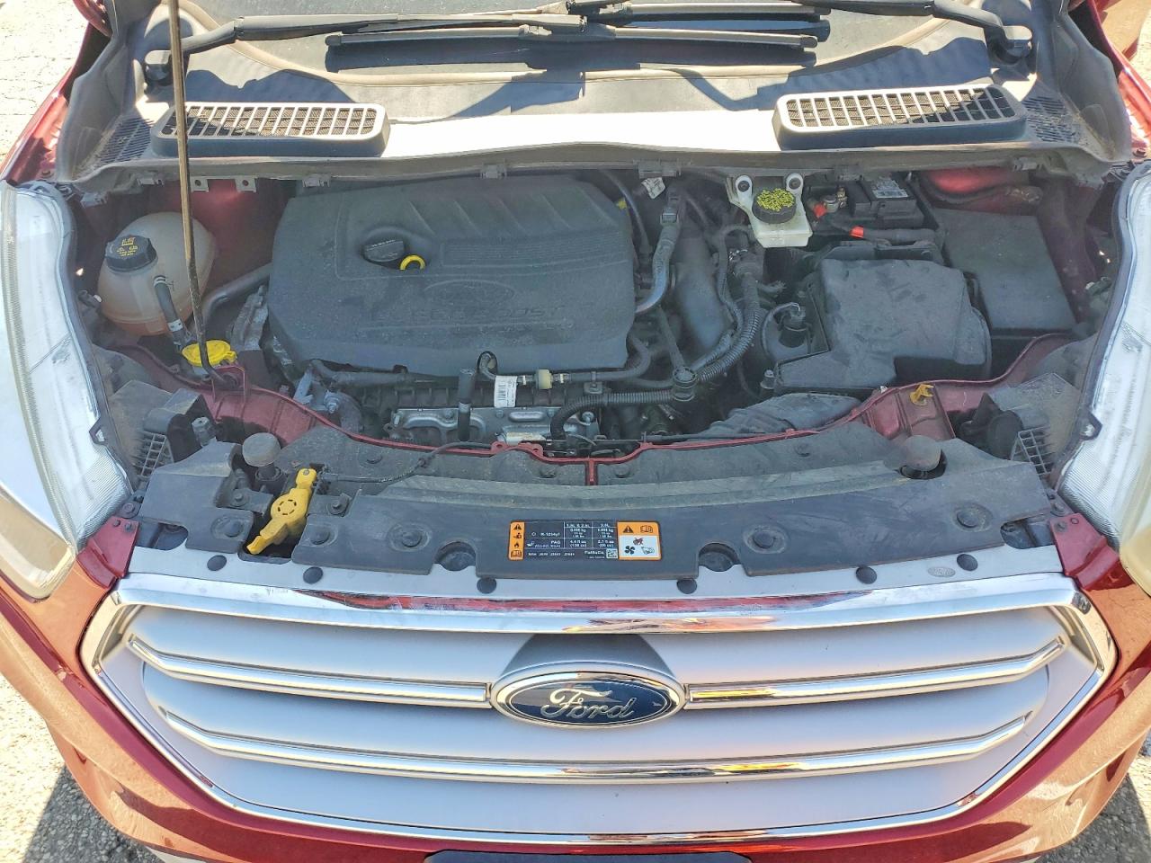 2017 Ford Escape Se Red vin: 1FMCU9GD0HUE45174