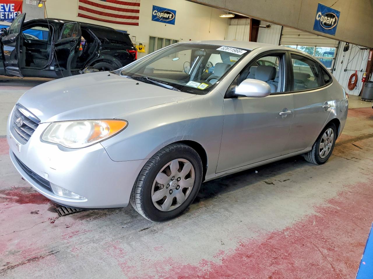 2008 Hyundai Elantra Gls Silver vin: KMHDU46D68U284757