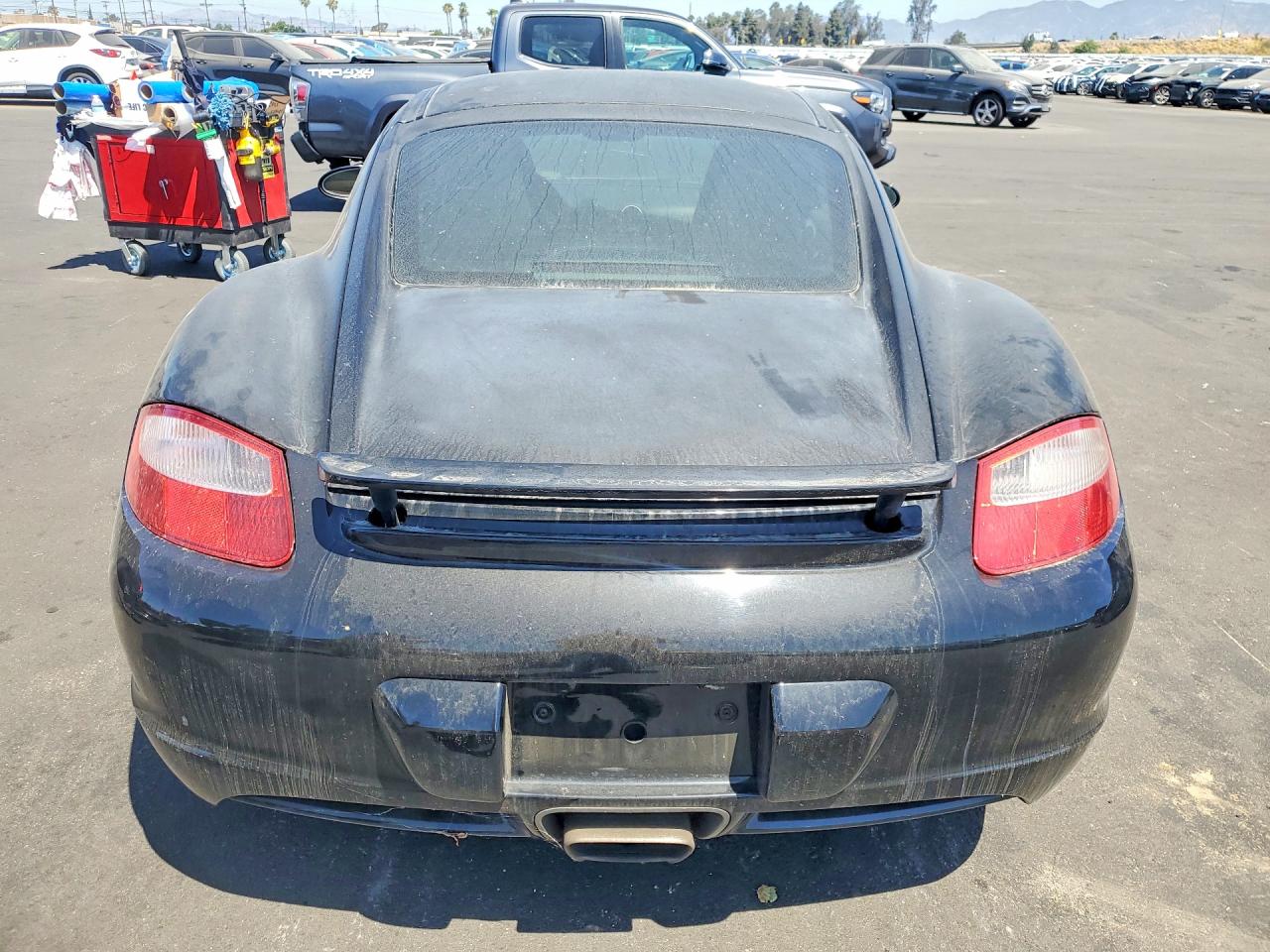 2007 Porsche Cayman Black vin: WP0AA29887U761979