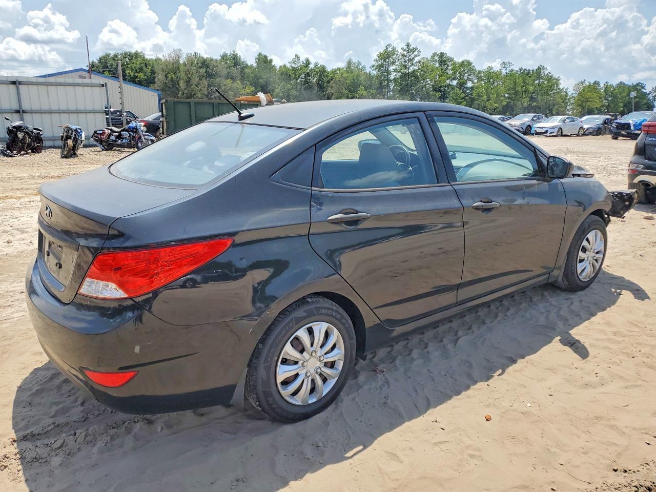 2014 Hyundai Accent Gls Black vin: KMHCT4AE6EU719934
