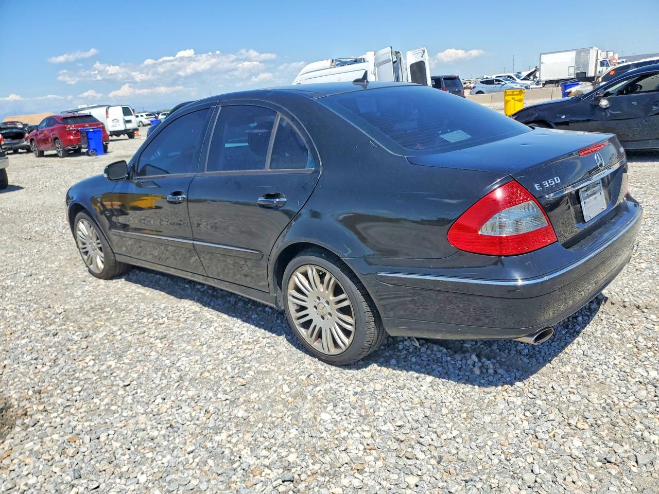2007 Mercedes-benz E 350 4matic Black vin: WDBUF87X17B170592