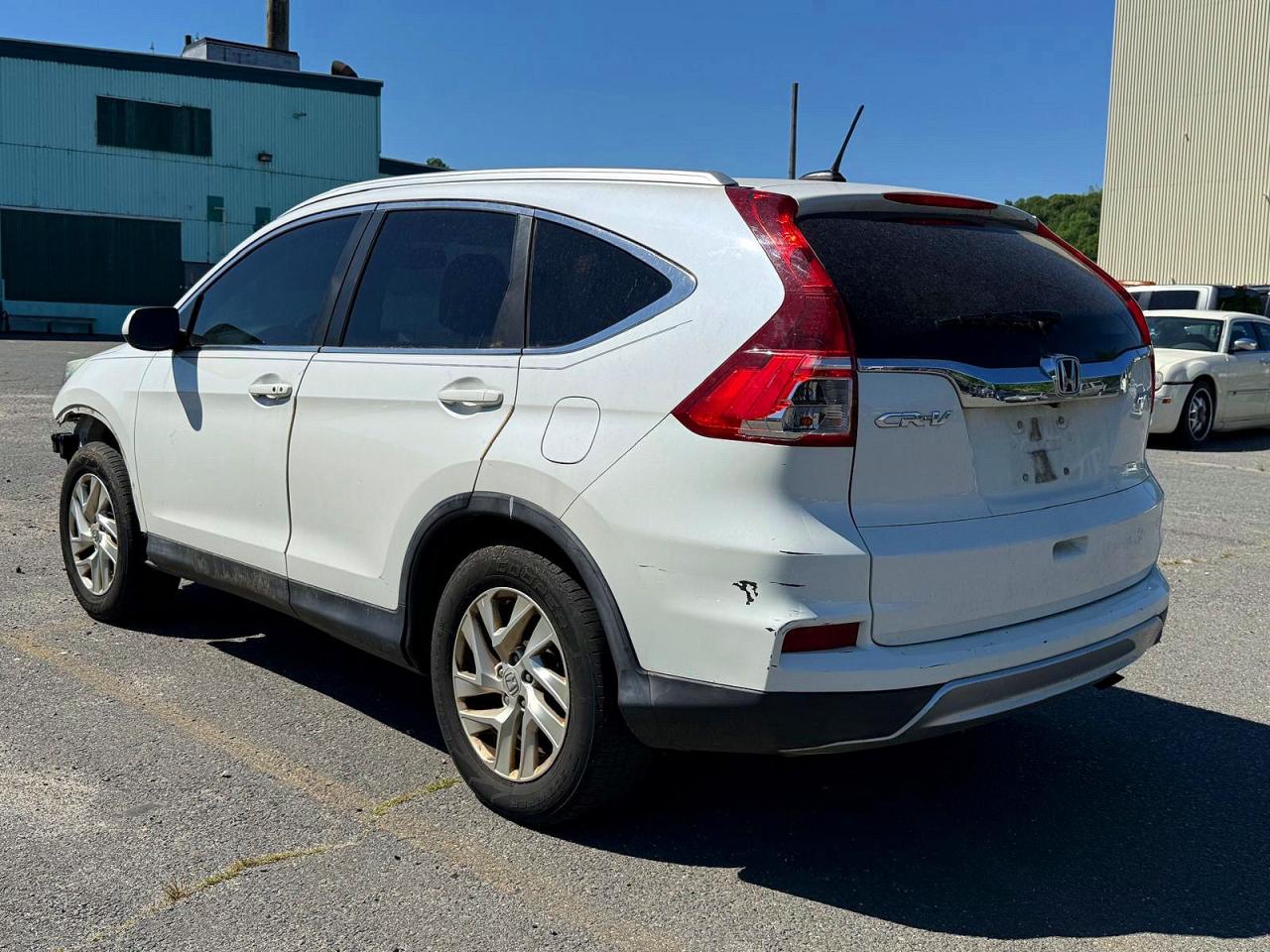 2015 Honda Cr-v Ex-l Белый vin: 5J6RM4H75F011002