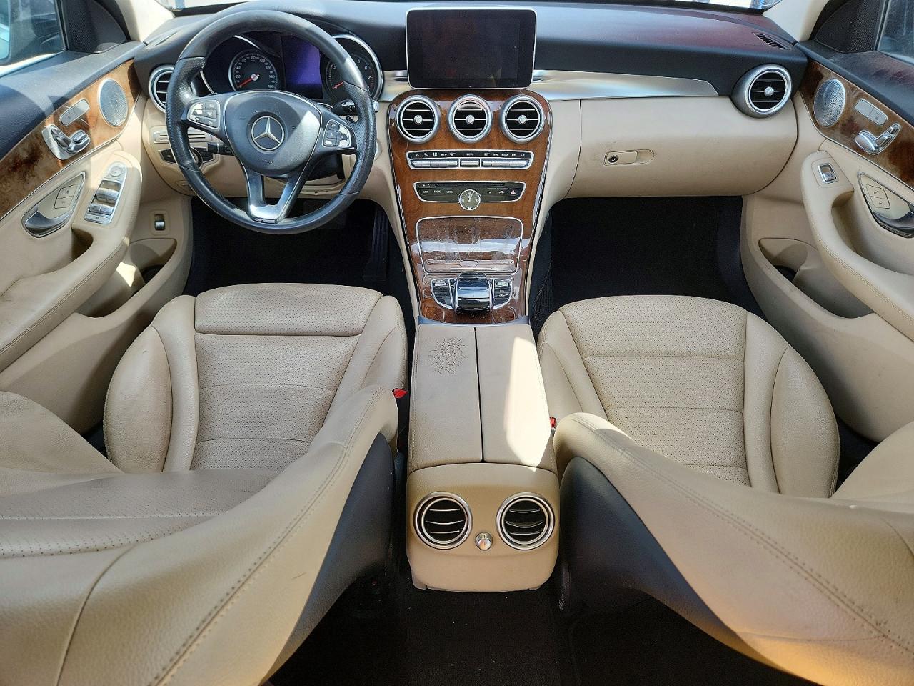 2015 Mercedes-benz C 300 4matic Gray vin: 55SWF4KB5FU003497