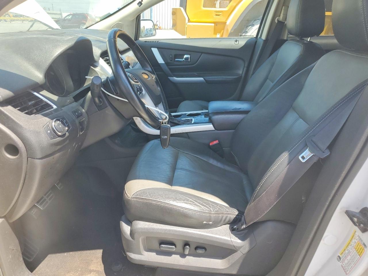 2013 Ford Edge Sport White vin: 2FMDK4AK8DBC77997