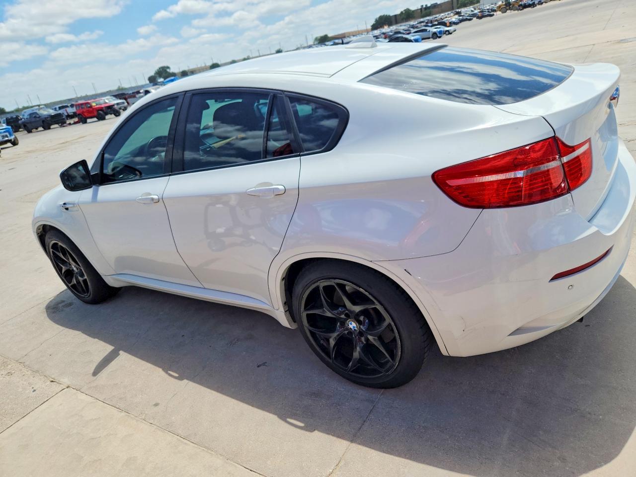 2010 Bmw X6 M White vin: 5YMGZ0C50ALK13081