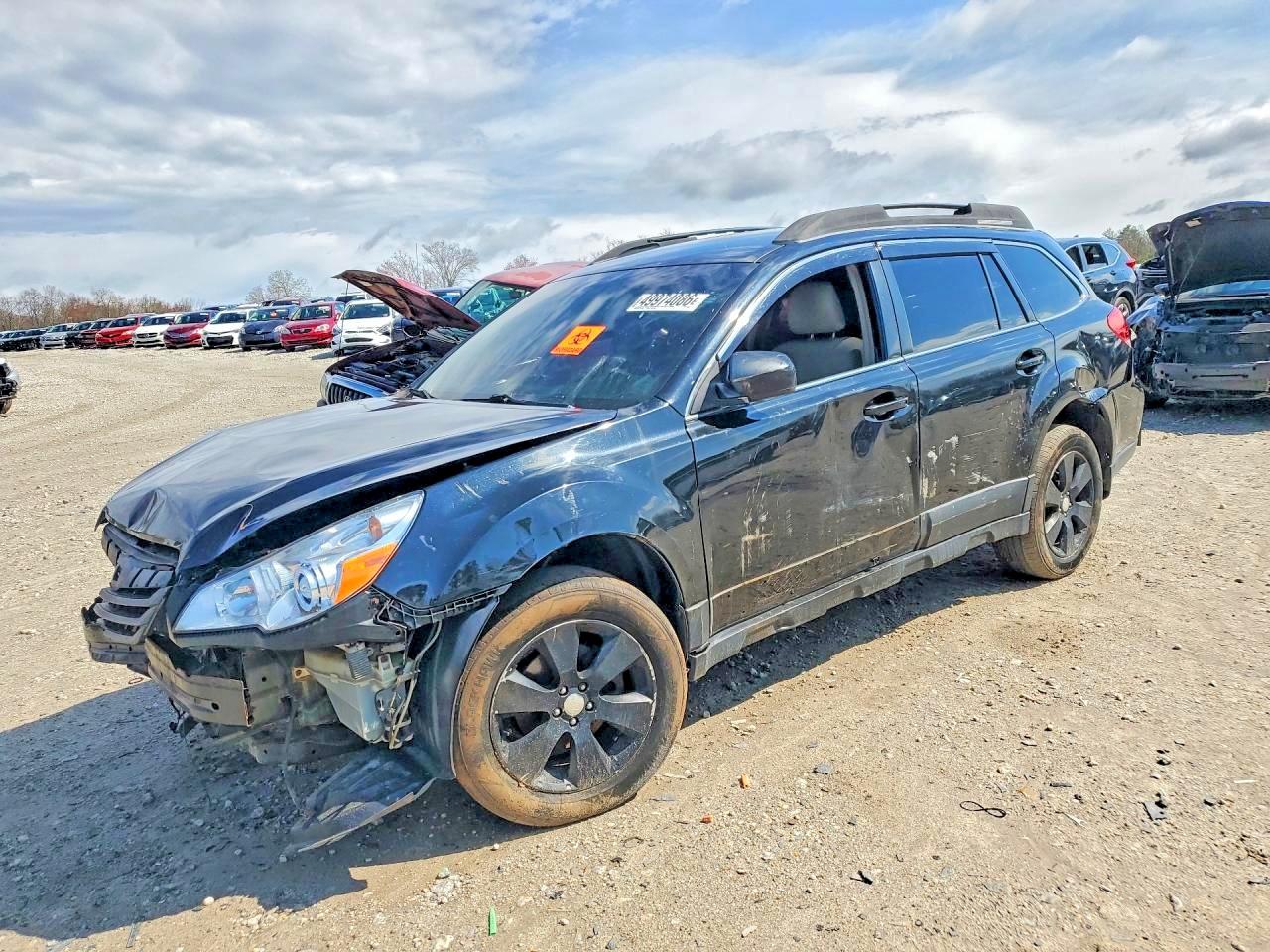 2011 Subaru Outback 2.5i Premium Black vin: 4S4BRBCC1B3415406