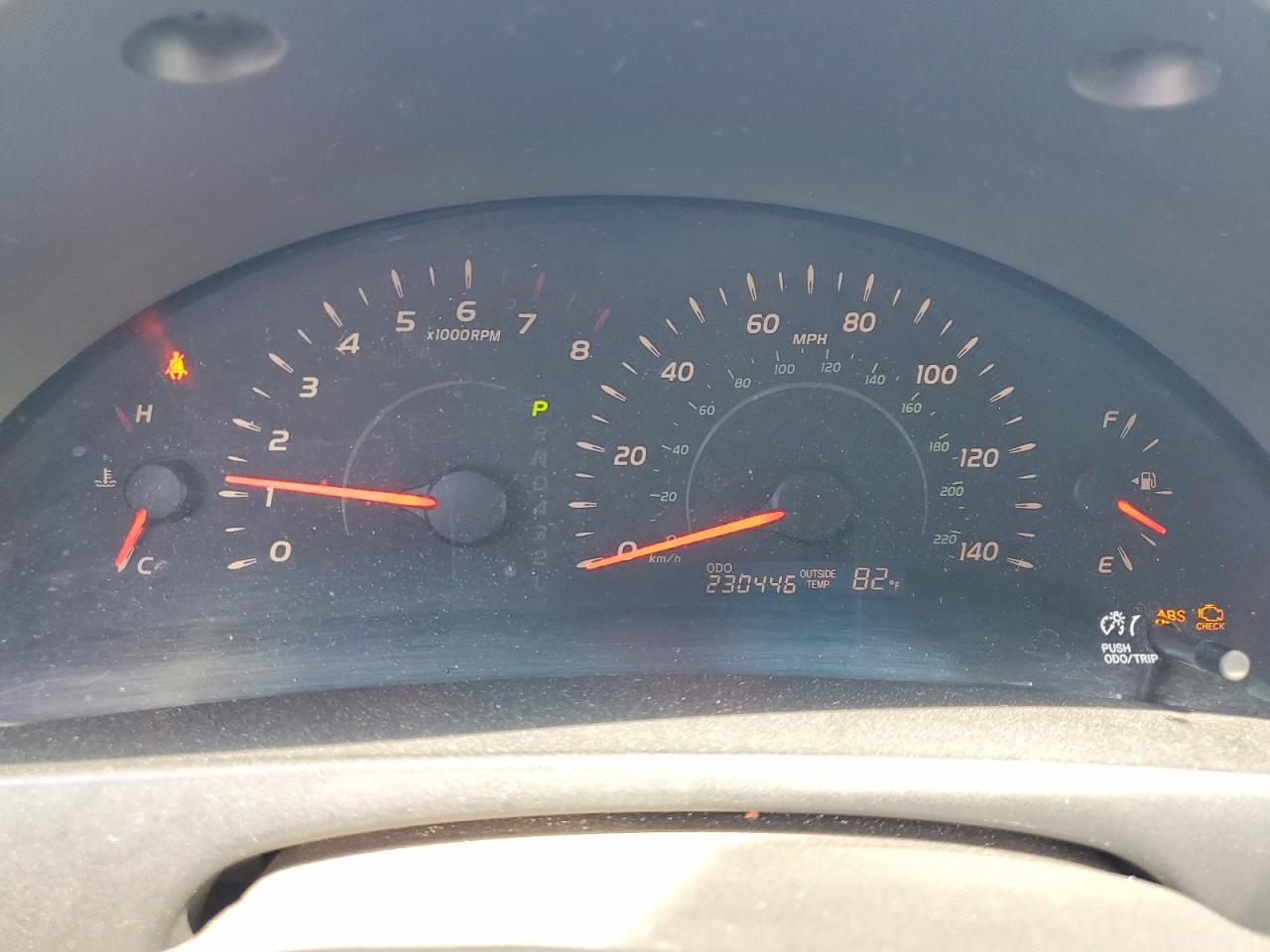 2007 Toyota Camry Le Красный vin: 4T1BE46K17U013753