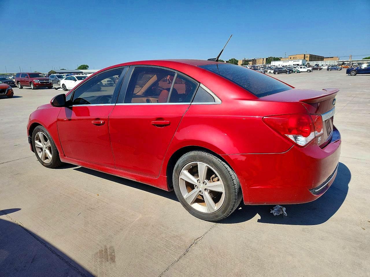 2014 Chevrolet Cruze Lt Red vin: 1G1PE5SB6E7300256