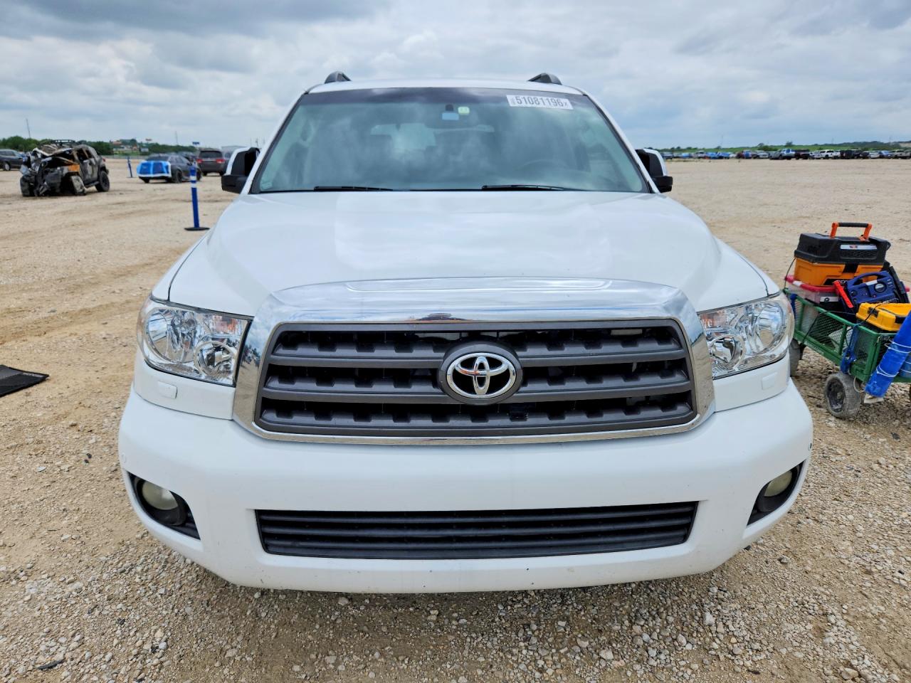 2008 Toyota Sequoia Limited Белый vin: 5TDZY68A18S012974