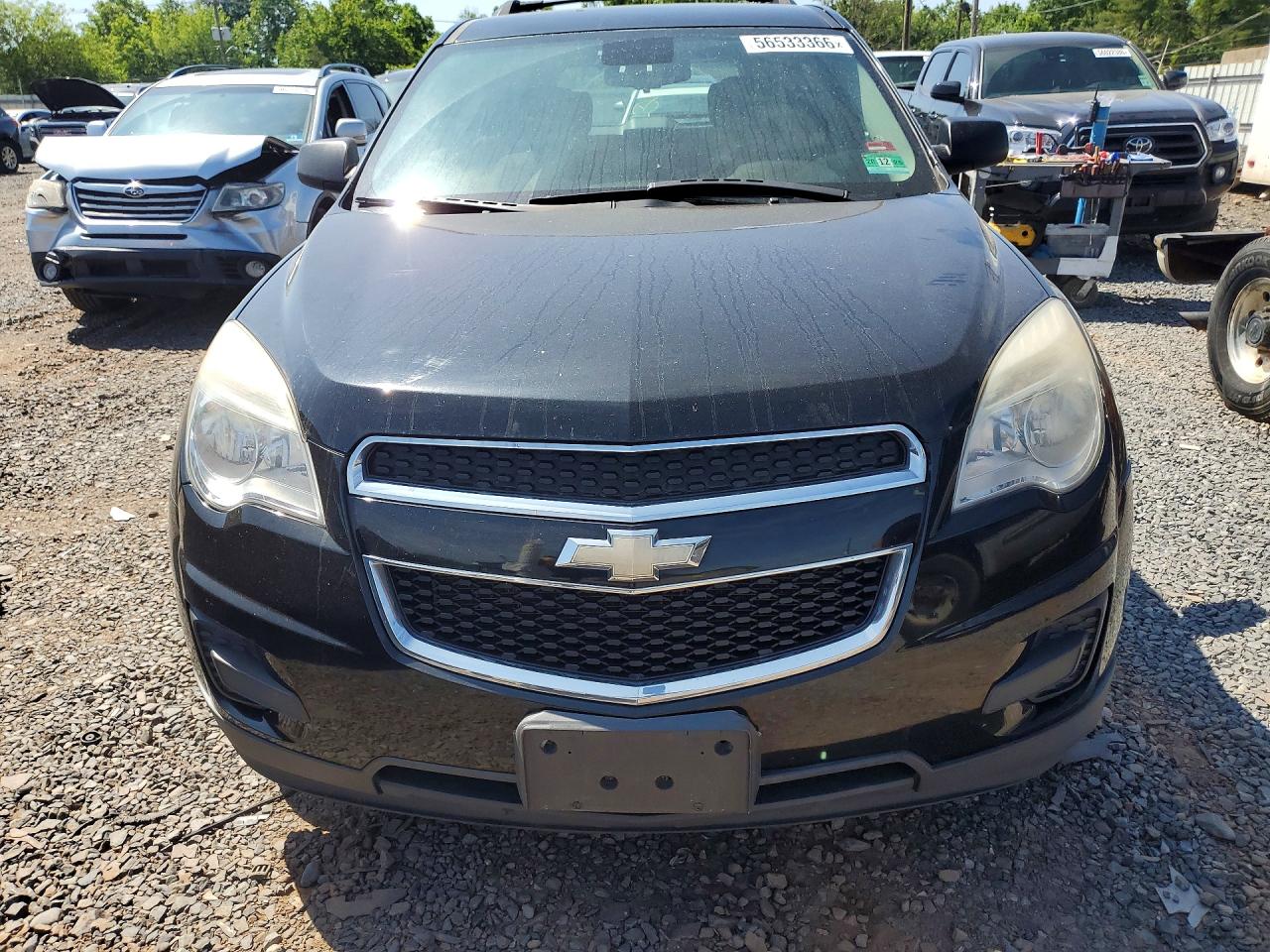 2013 Chevrolet Equinox Ls Black vin: 2GNFLCEK4D6326305