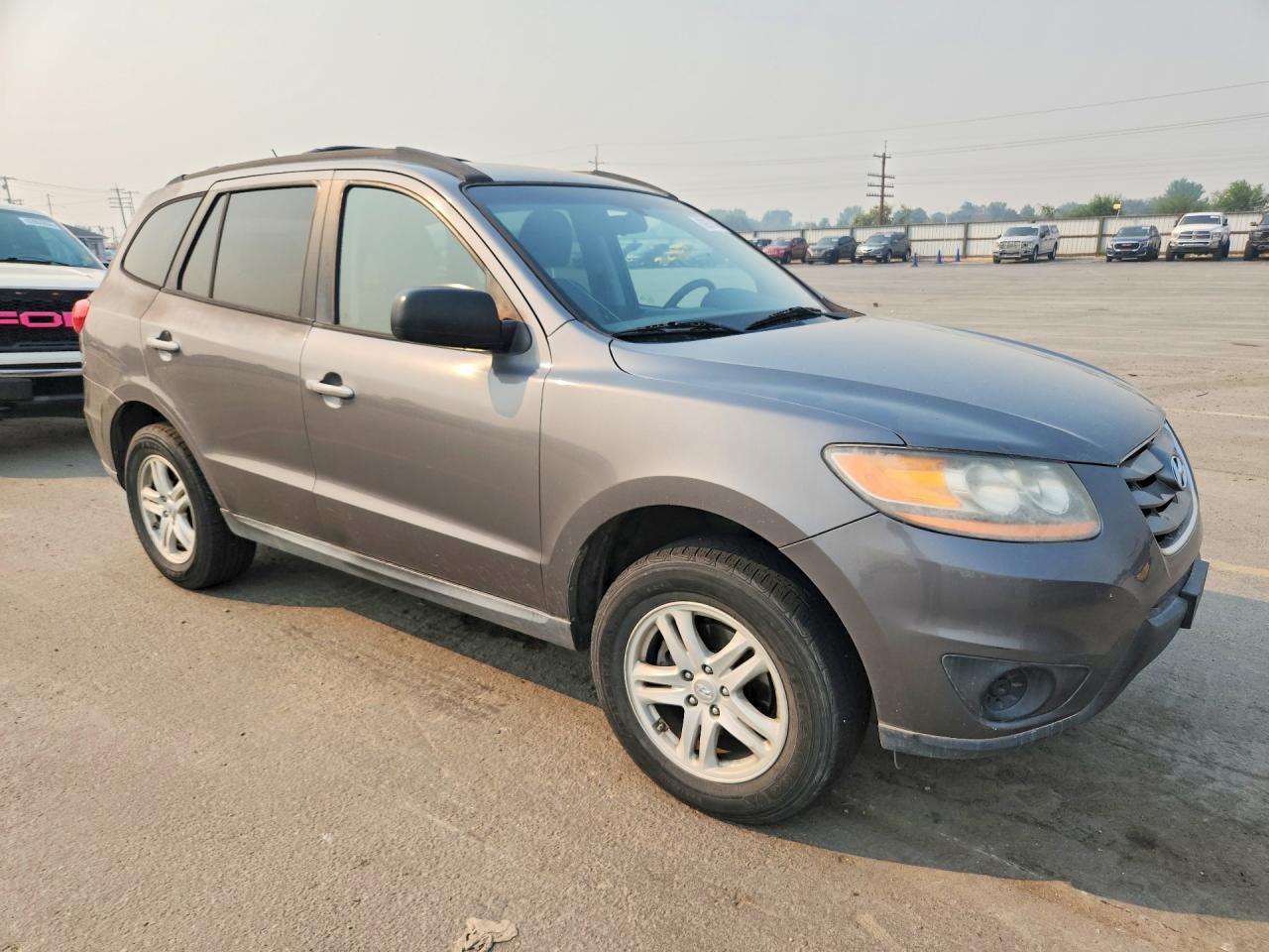 2010 Hyundai Santa Fe Gls Gray vin: 5NMSG3AB5AH377690