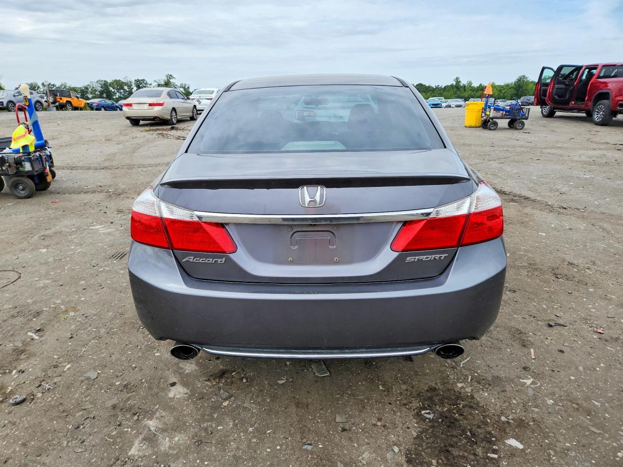 2014 Honda Accord Sport Gray vin: 1HGCR2F52EA110925