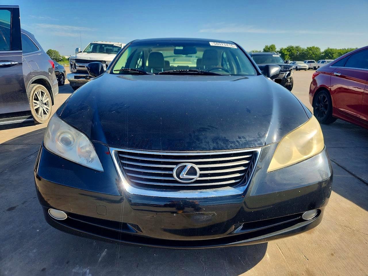 2007 Lexus Es 350 Black vin: JTHBJ46G772040381