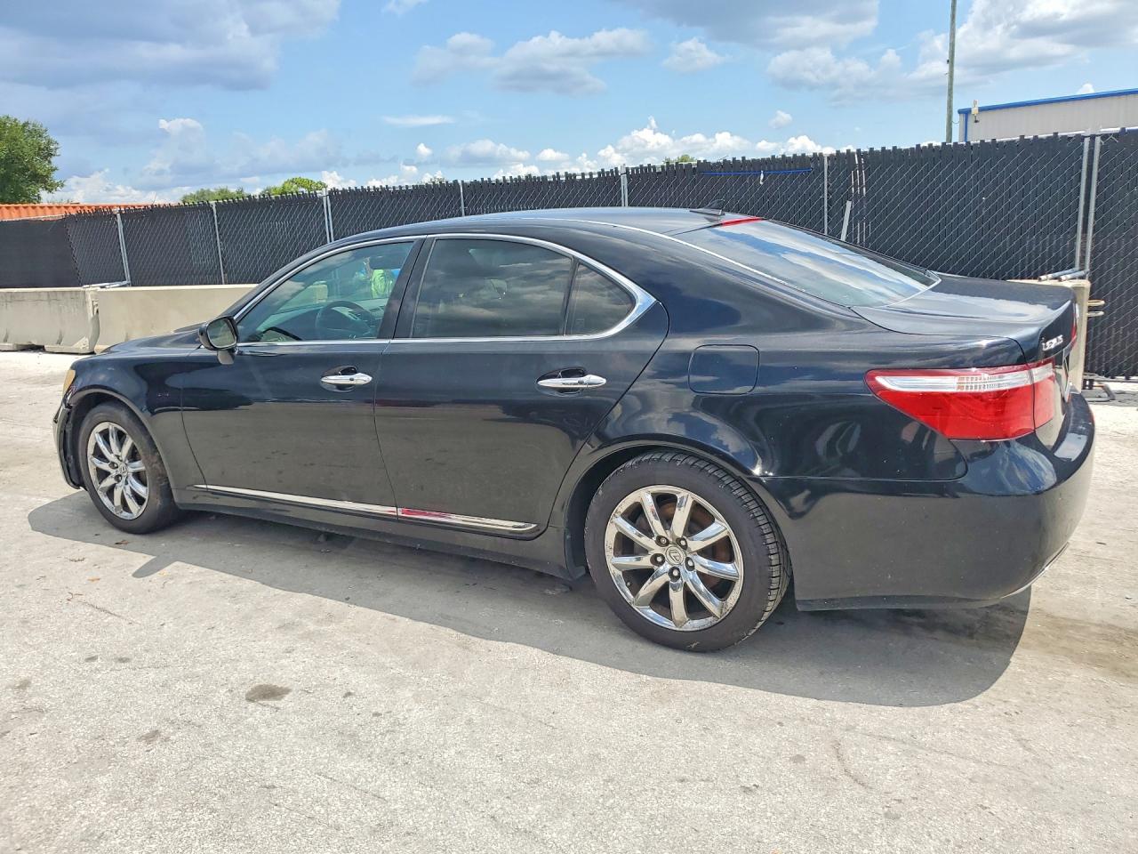 2008 Lexus Ls 460 Black vin: JTHBL46F685078234
