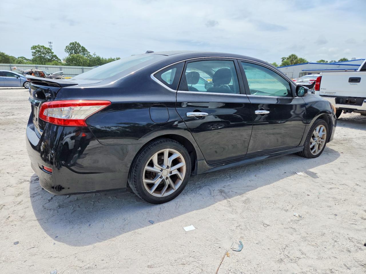 2013 Nissan Sentra S Черный vin: 3N1AB7AP8DL681538