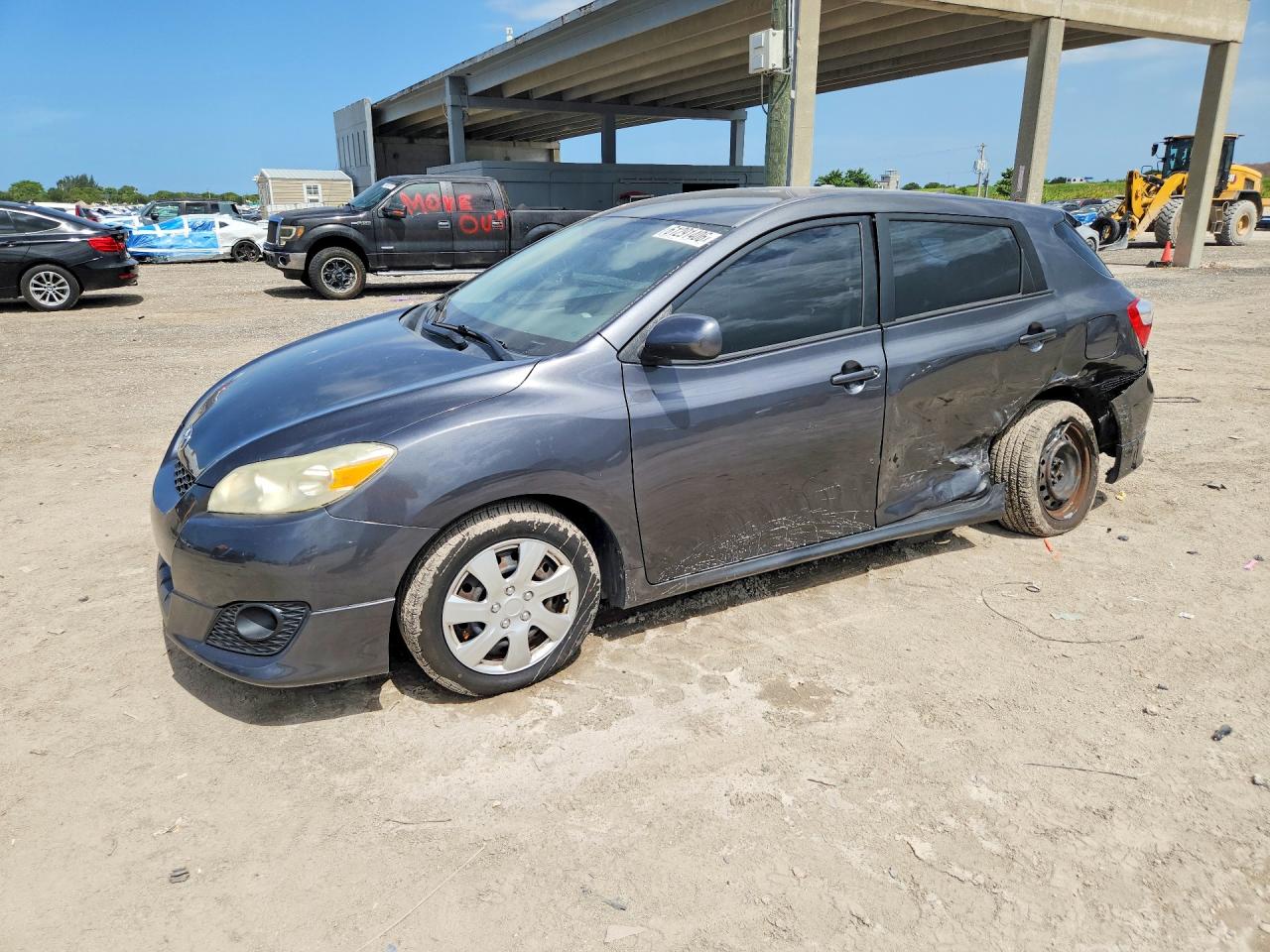2009 Toyota Matrix Base Gray vin: 2T1KU40E99C165452