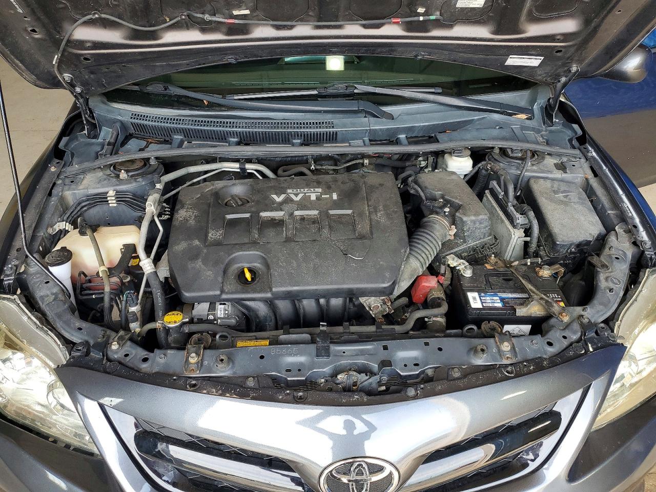 2011 Toyota Corolla S Gray vin: 2T1BU4EE2BC698239