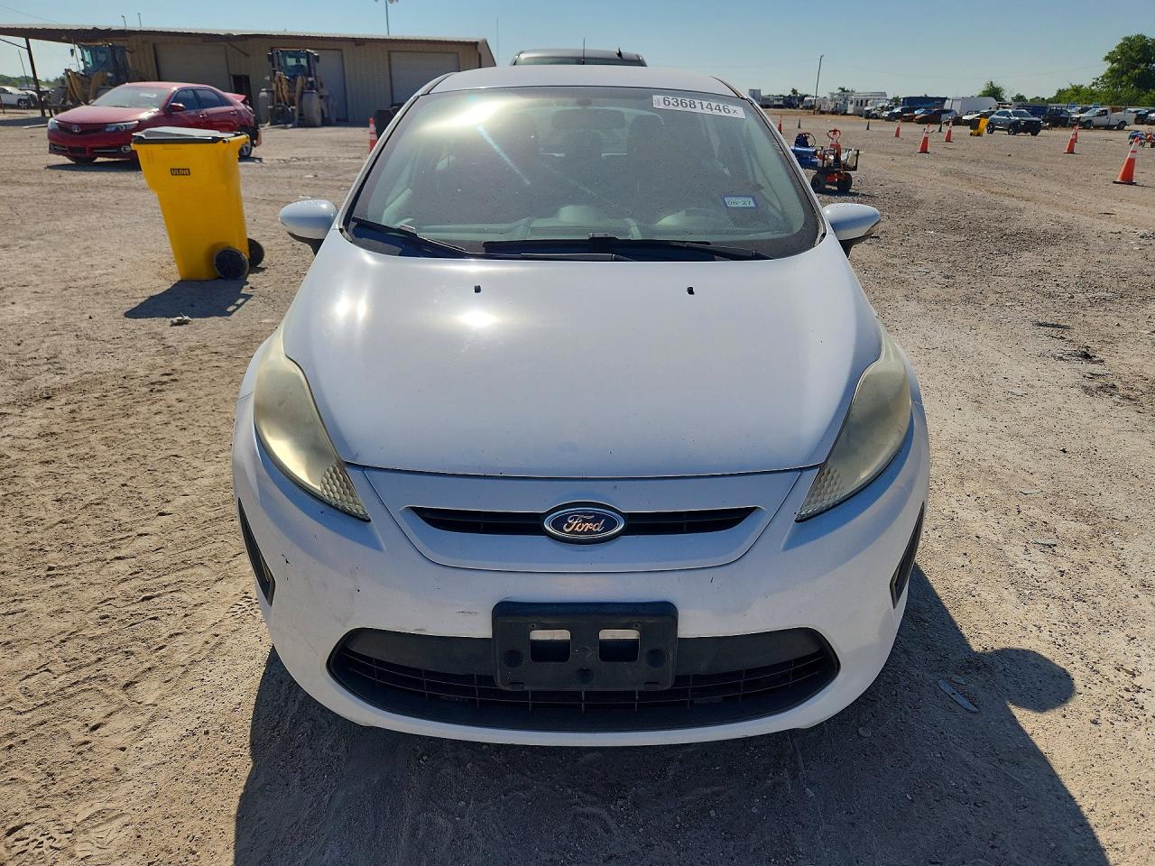 2013 Ford Fiesta Se White vin: 3FADP4EJ4DM117000