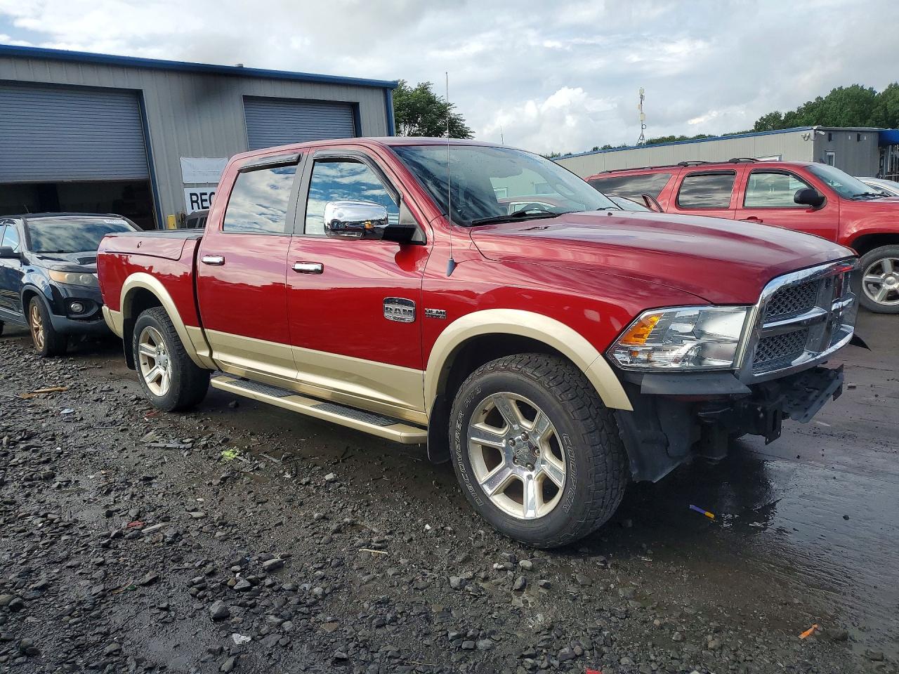 2012 Dodge Ram 1500 Longhorn Red vin: 1C6RD7PT8CS174435