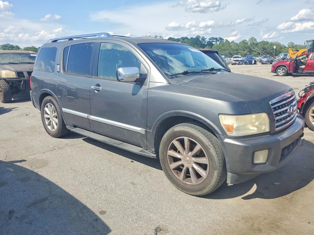 2010 Infiniti Qx56 Base Gray vin: 5N3ZA0NF7AN904310