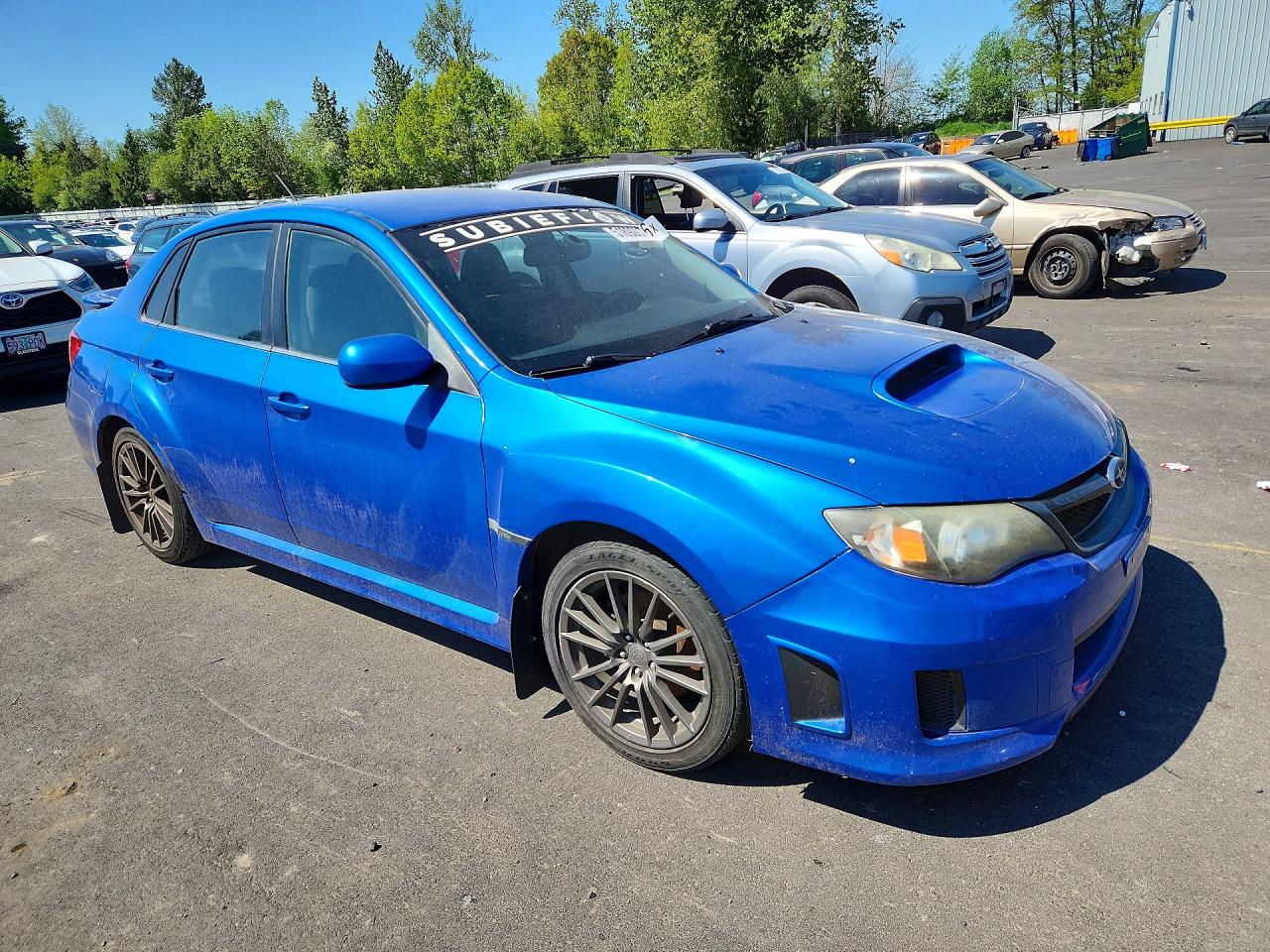 2011 Subaru Impreza Wrx Синий vin: JF1GV7E67BG514479