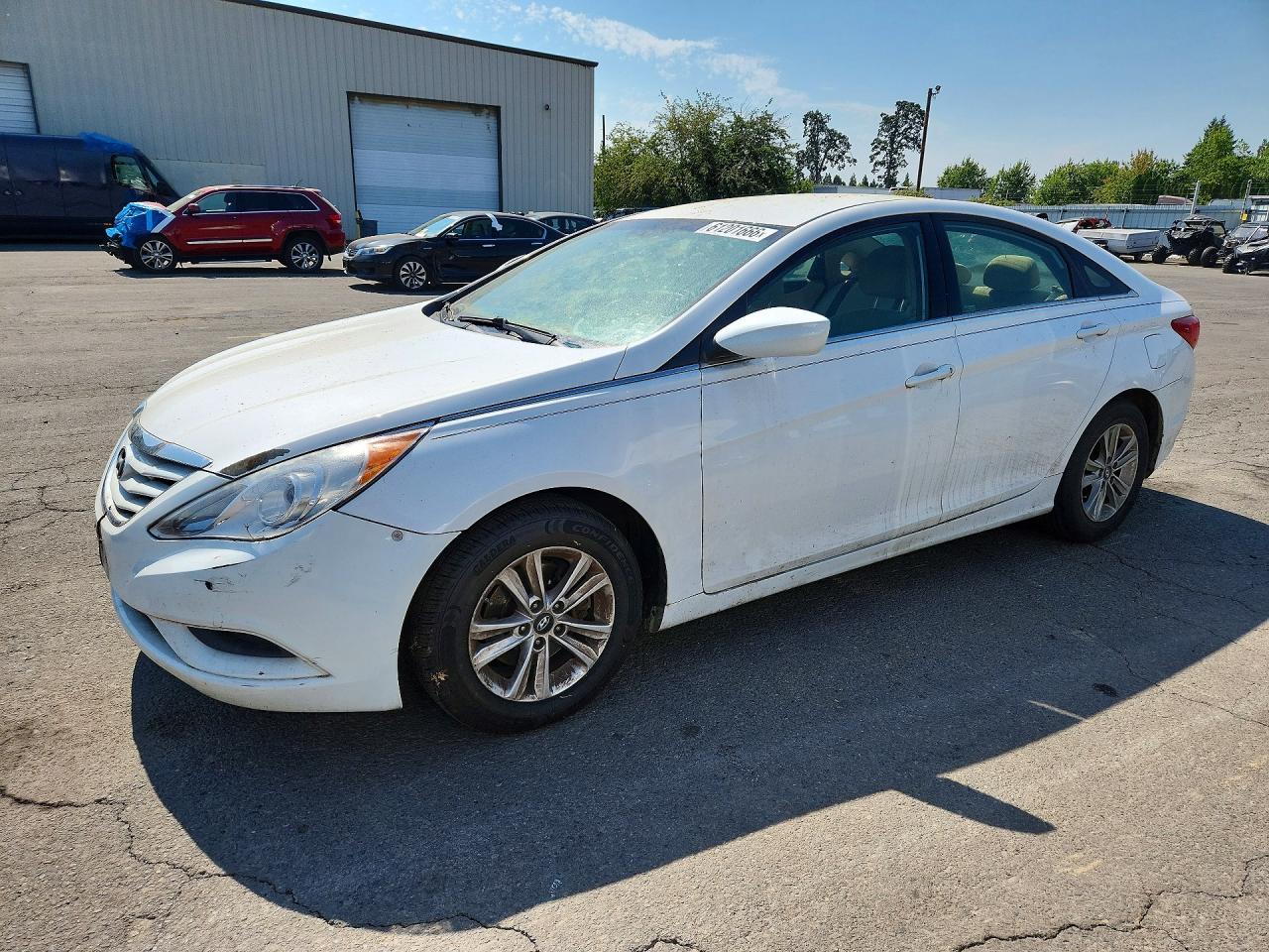 2013 Hyundai Sonata Gls White vin: 5NPEB4ACXDH759795