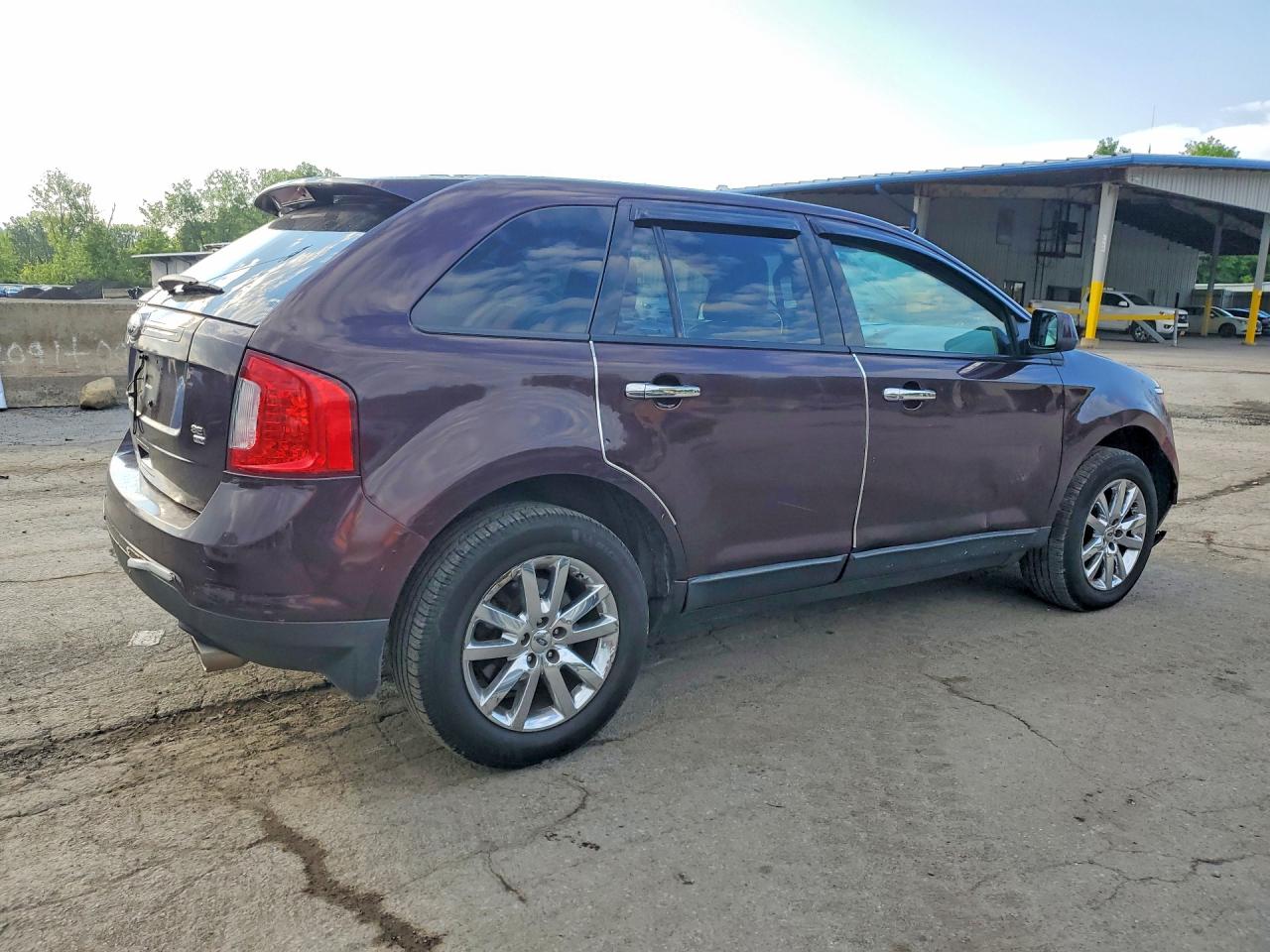 2011 Ford Edge Sel Red vin: 2FMDK4JC9BBA66636