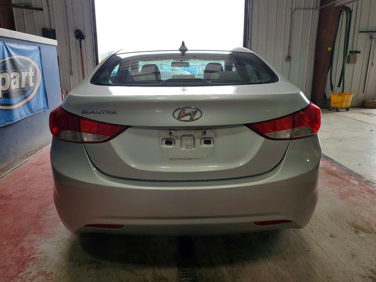 2013 Hyundai Elantra Gls Silver vin: KMHDH4AE4DU490643