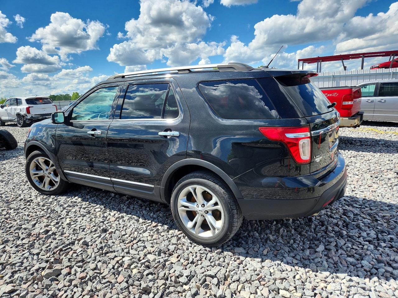 2015 Ford Explorer Limited Black vin: 1FM5K8F8XFGC46898