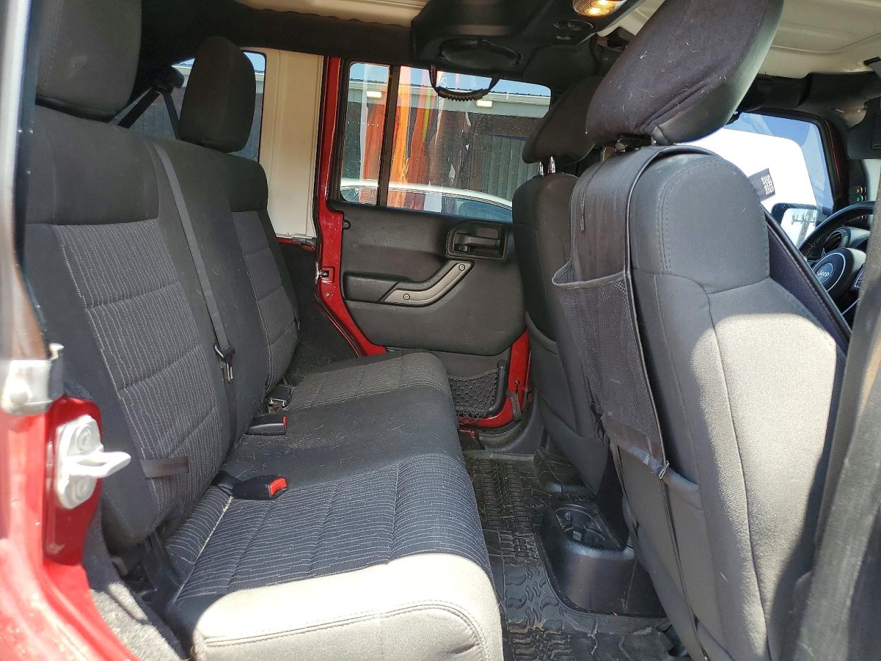 2012 Jeep Wrangler Unlimited Sport Maroon vin: 1C4HJWDG3CL218754
