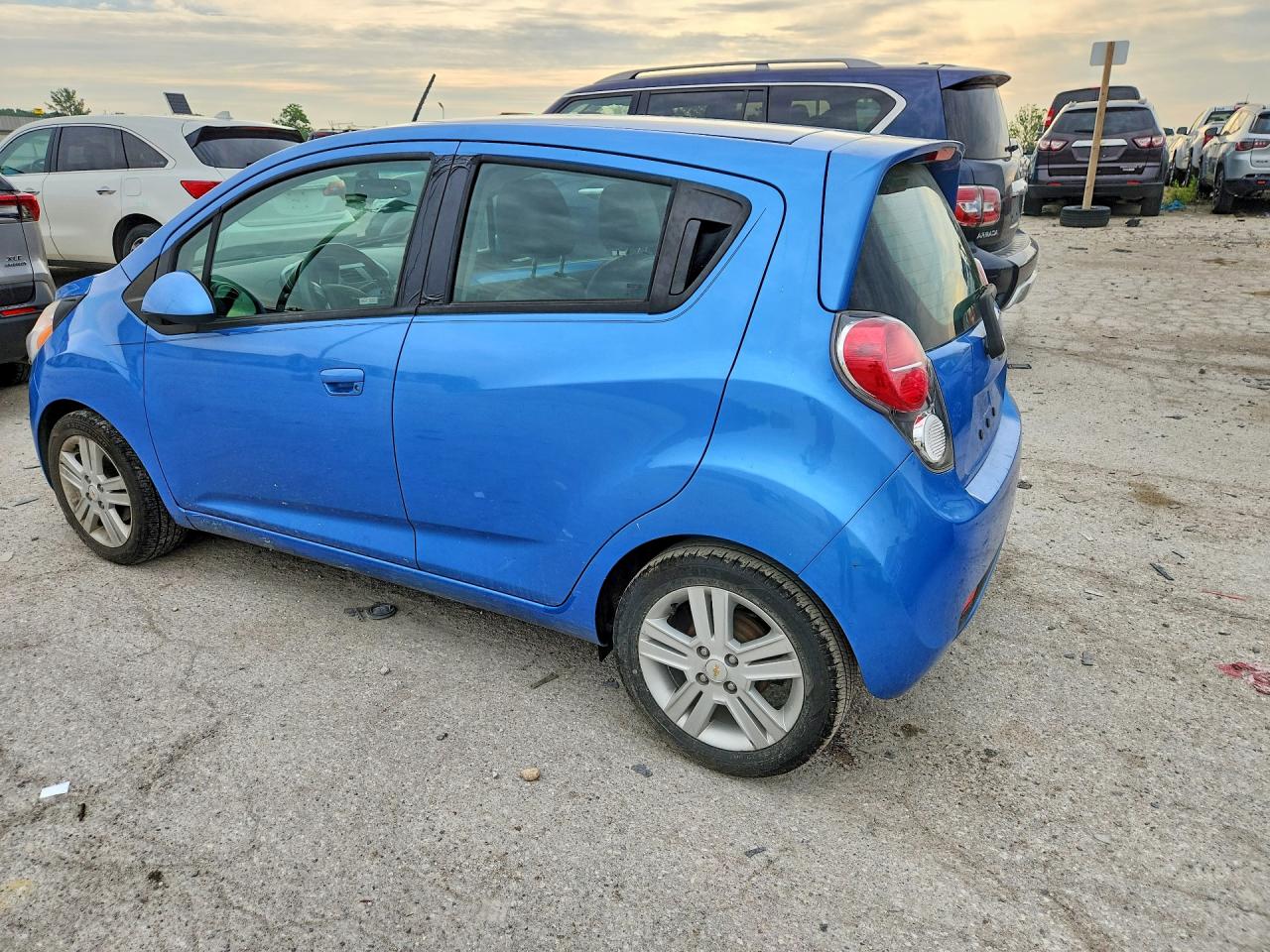 2014 Chevrolet Spark Ls Blue vin: KL8CB6S90EC590950