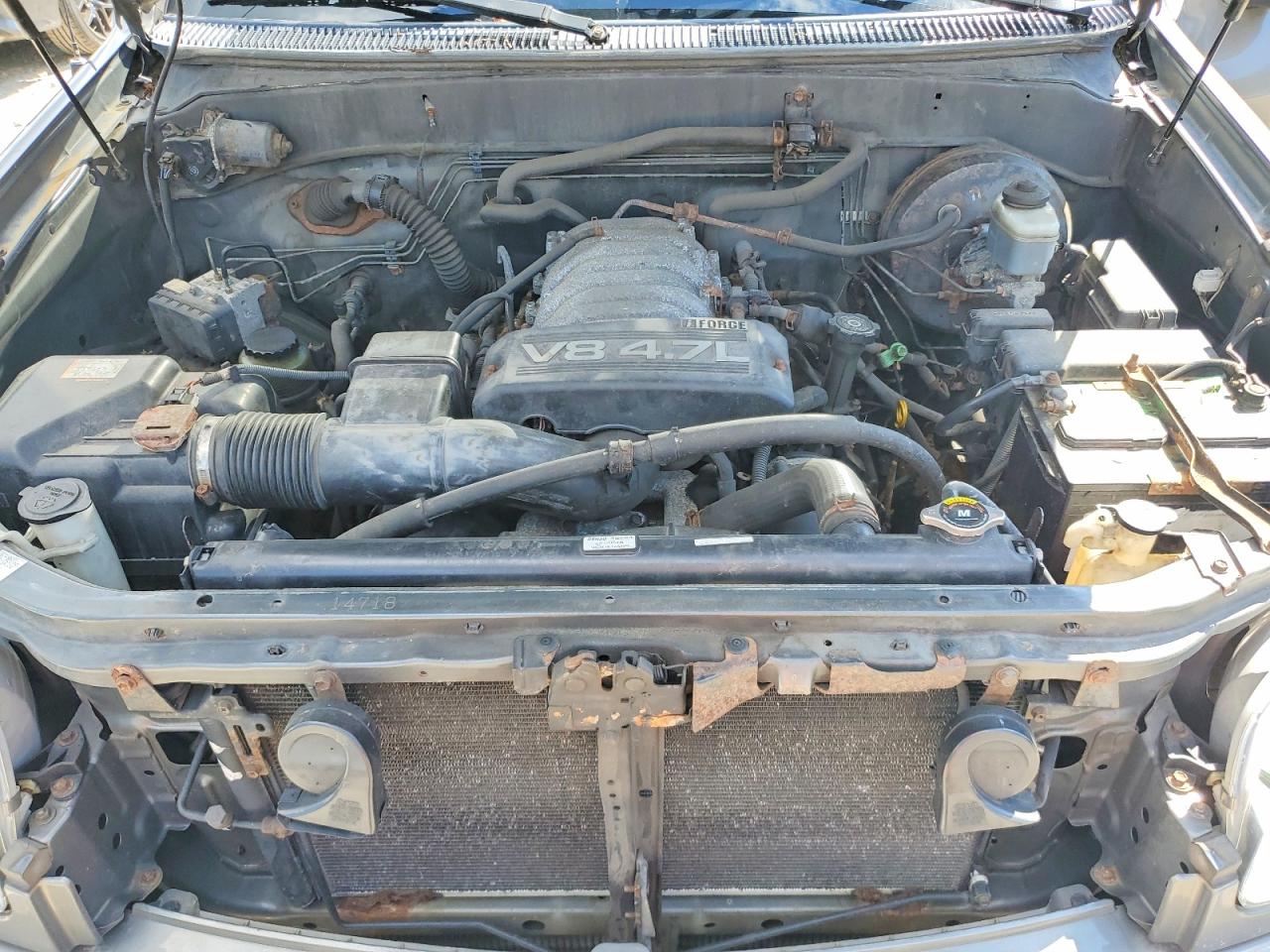 2004 Toyota Tundra Sr5 Gray vin: 5TBDT44154S444053