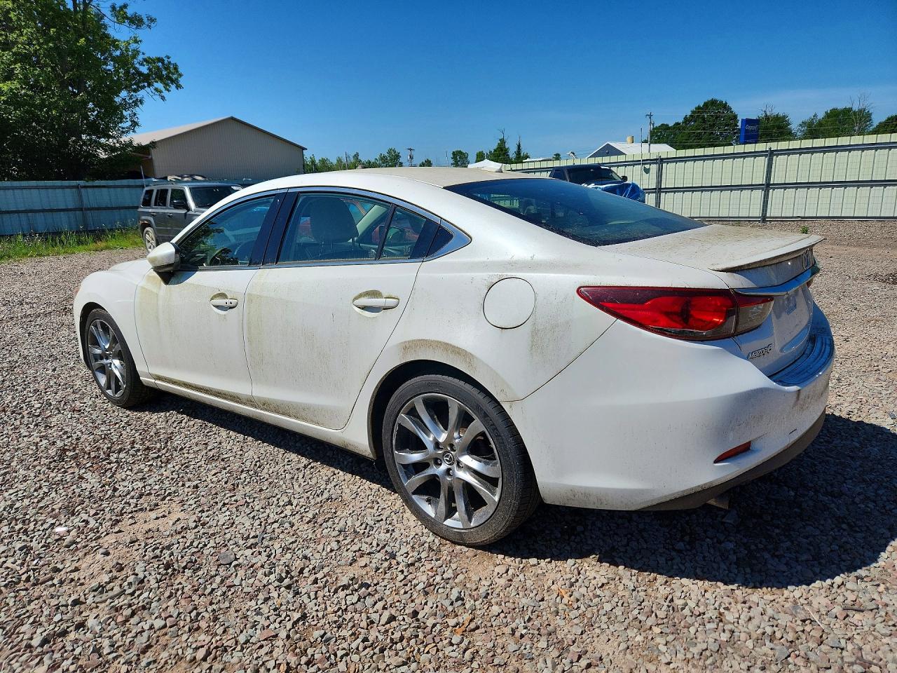 2014 Mazda 6 Grand Touring White vin: JM1GJ1W63E1124214