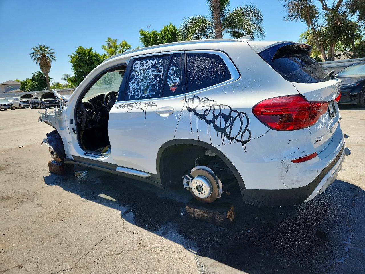 2019 Bmw X3 Sdrive30i White vin: 5UXTR7C56KLR50916