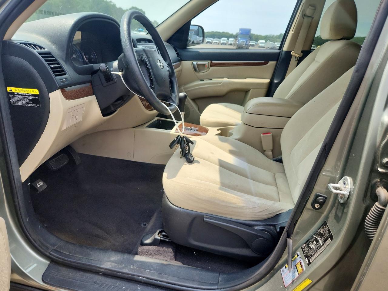 2008 Hyundai Santa Fe Gls Green vin: 5NMSG13D38H175055