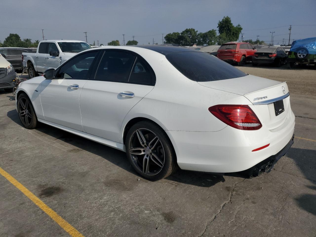 2020 Mercedes-benz E Amg 53 4matic   White vin: WDDZF6BB6LA709270