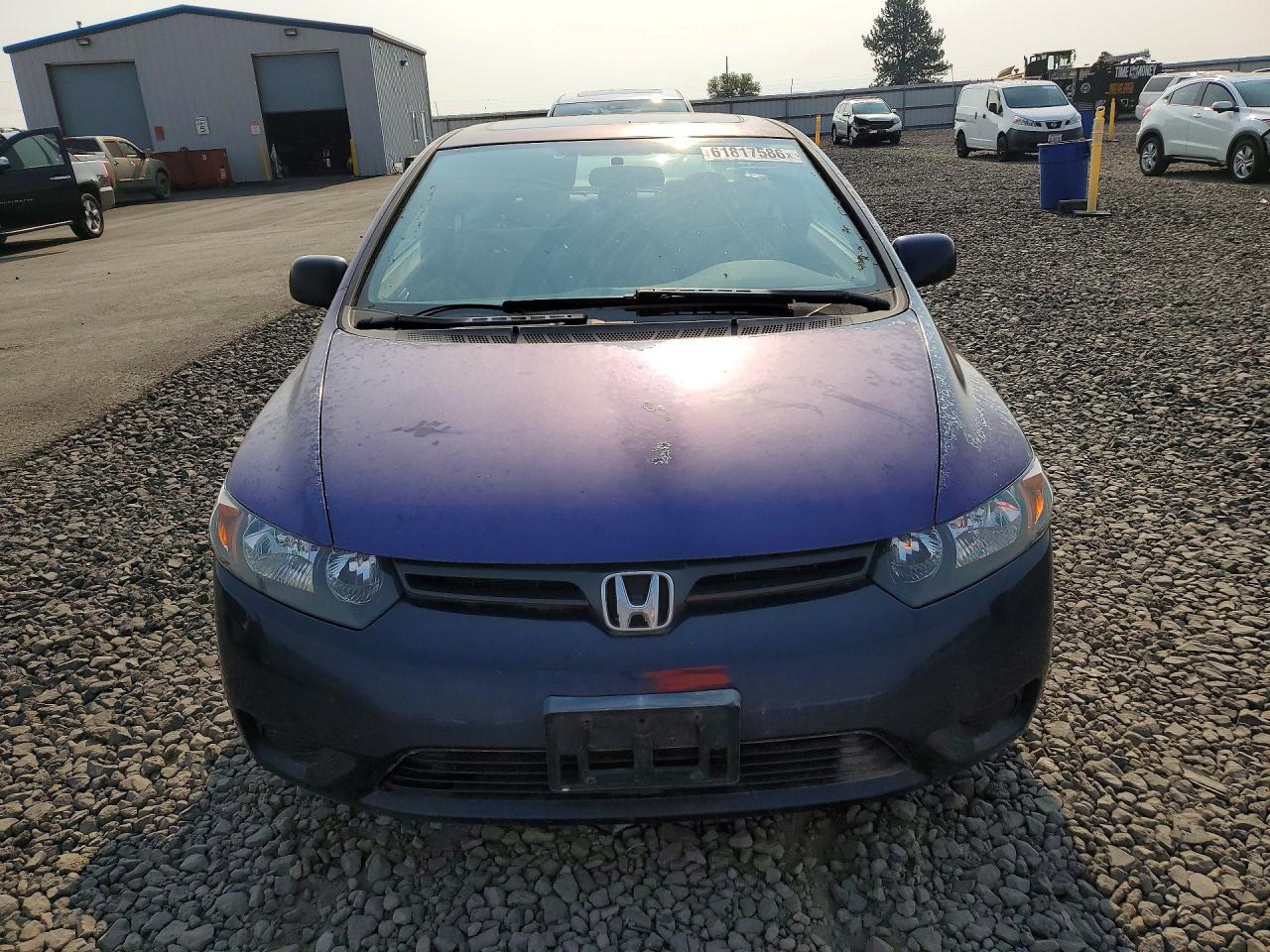 2007 Honda Civic Ex Blue vin: 2HGFG12837H501423