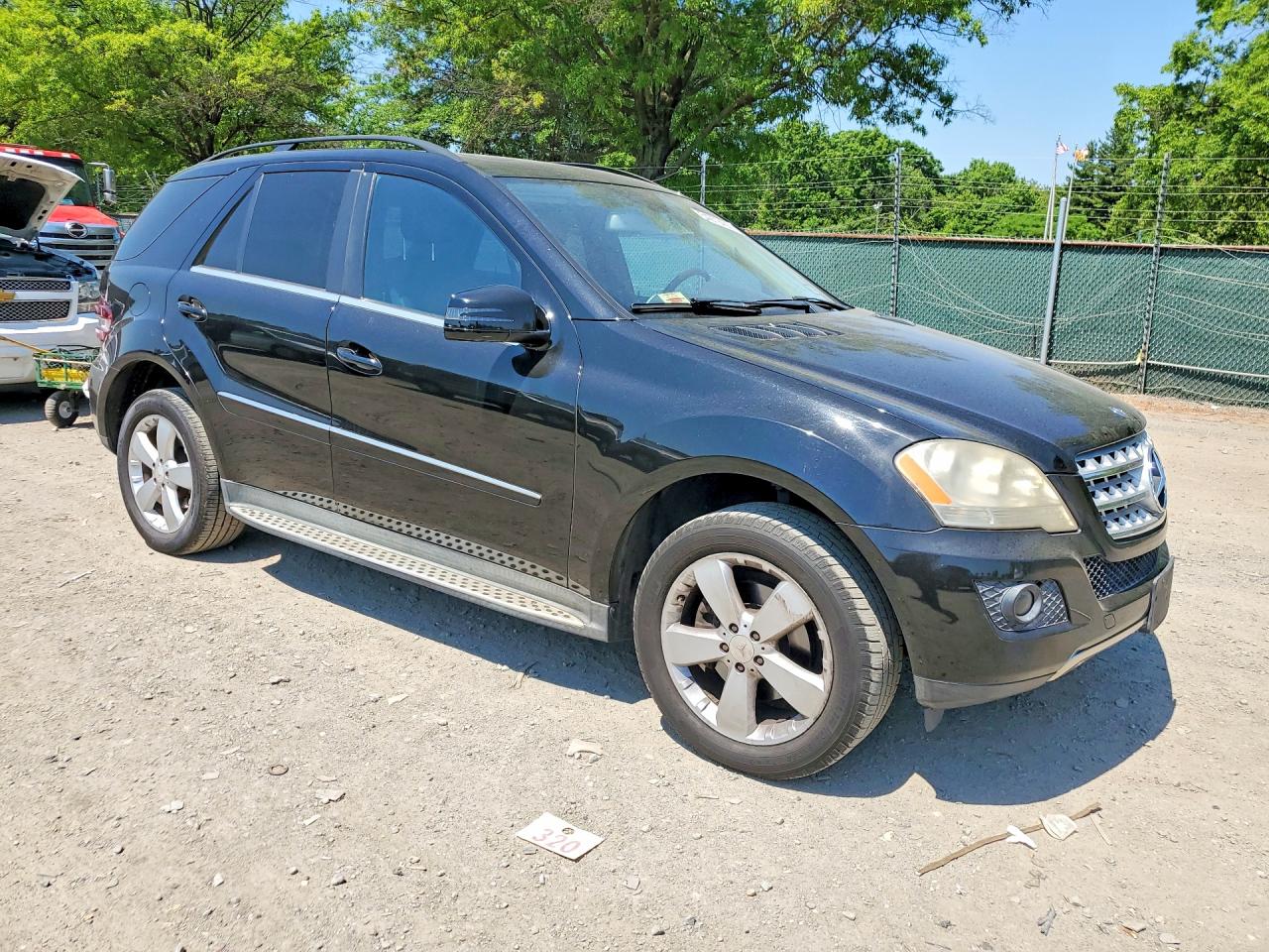 2011 Mercedes-benz Ml 350 Black vin: 4JGBB5GBXBA634304