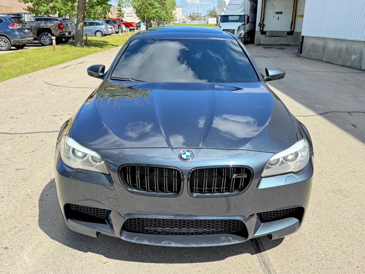 2012 Bmw M5 Gray vin: WBSFV9C57CC772384
