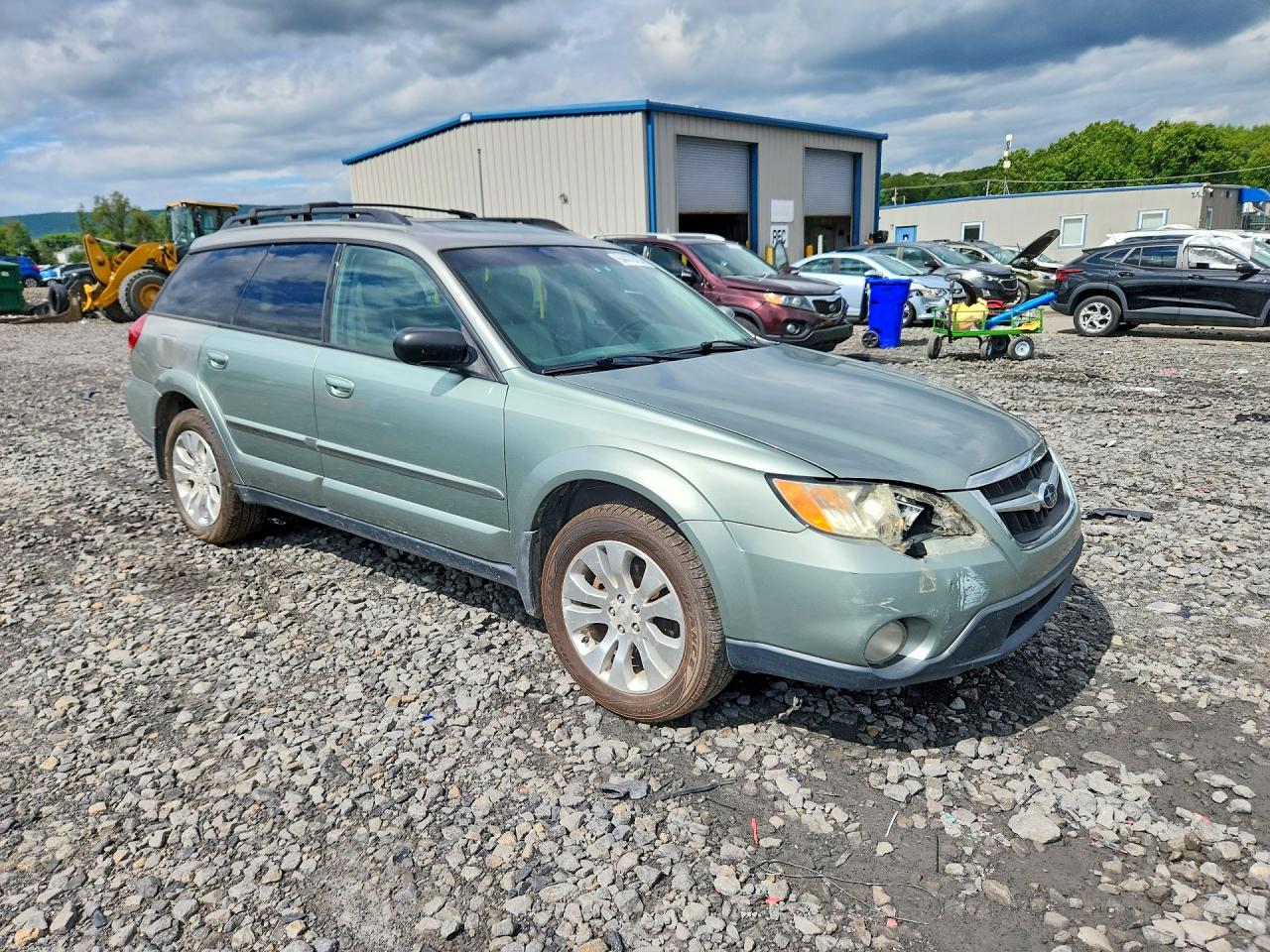 2009 Subaru Outback 2.5i Limited Green vin: 4S4BP66CX97337493