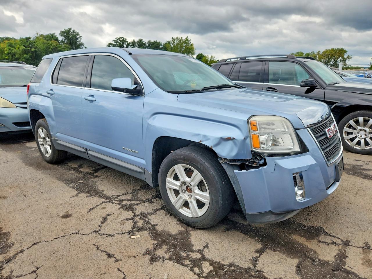 2014 Gmc Terrain Sle Blue vin: 2GKFLVEK0E6328160